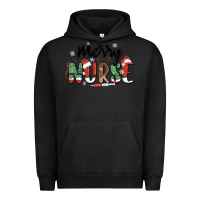 Pigment Black merry nurse Urban Hoodie - MaliasSmallBusiness