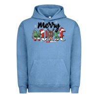 Pigment Pebble Blue merry nurse Urban Hoodie - MaliasSmallBusiness