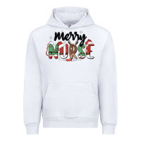 White merry nurse Urban Hoodie - MaliasSmallBusiness