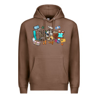 Chestnut i hook it up sewing Premium Hoodie - Zillion Design Studio
