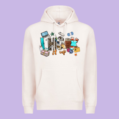 I Hook It Up Sewing Premium Hoodie Designed By Zillion Design Studio