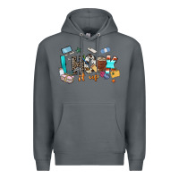 Rock i hook it up sewing Premium Hoodie - Zillion Design Studio