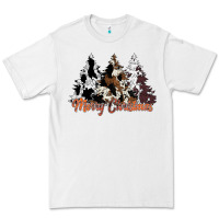 White merry christmas cowhide trees Premium Tee - CowhideDigitalArt