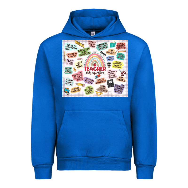 Teacher Daily Affirmations Urban Hoodie by MaliasSmallBusiness | Teevron