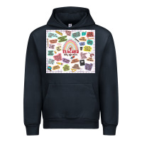 Navy teacher daily affirmations Urban Hoodie - MaliasSmallBusiness