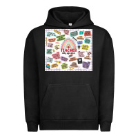 Pigment Black teacher daily affirmations Urban Hoodie - MaliasSmallBusiness
