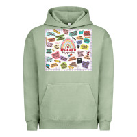 Pigment Oil Green teacher daily affirmations Urban Hoodie - MaliasSmallBusiness