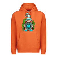 Carrot western gnome with turquoise gemstone Premium Hoodie - texasbilliewilder