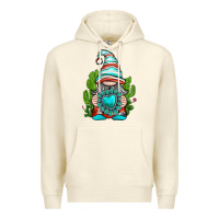 Sandshell western gnome with turquoise gemstone Premium Hoodie - texasbilliewilder