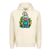 Tofu western gnome with turquoise gemstone Premium Hoodie - texasbilliewilder