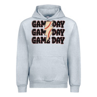 Heather Grey game day game day baseball Urban Hoodie - MaliasSmallBusiness