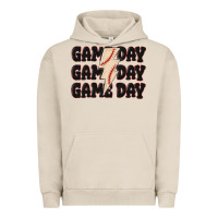 Pigment French Oak game day game day baseball Urban Hoodie - MaliasSmallBusiness