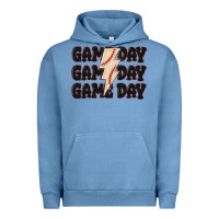 Pigment Pebble Blue game day game day baseball Urban Hoodie - MaliasSmallBusiness