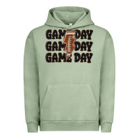 Pigment Oil Green game day game day game day basketball Urban Hoodie - MaliasSmallBusiness