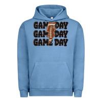 Pigment Pebble Blue game day game day game day basketball Urban Hoodie - MaliasSmallBusiness