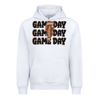White game day game day game day basketball Urban Hoodie - MaliasSmallBusiness