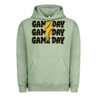 Pigment Oil Green game day game day game day softball Urban Hoodie - MaliasSmallBusiness