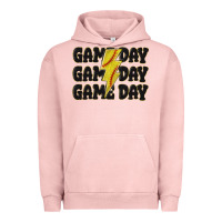 Pigment Salmon game day game day game day softball Urban Hoodie - MaliasSmallBusiness