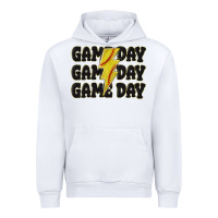 White game day game day game day softball Urban Hoodie - MaliasSmallBusiness