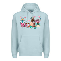 Blue Mist mom coffee cup Premium Hoodie - AdoDesignShop