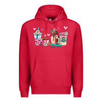 Cardinal mom coffee cup Premium Hoodie - AdoDesignShop