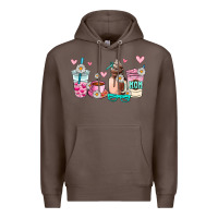 Coffee mom coffee cup Premium Hoodie - AdoDesignShop