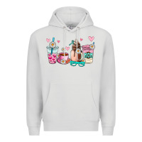 Dove Grey mom coffee cup Premium Hoodie - AdoDesignShop