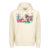 Sandshell mom coffee cup Premium Hoodie - AdoDesignShop