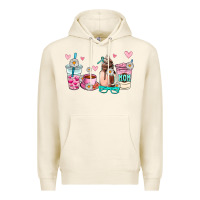 Tofu mom coffee cup Premium Hoodie - AdoDesignShop