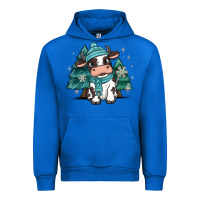 Cobalt winter i'm udderly freezing baby cow Urban Hoodie - MaliasSmallBusiness