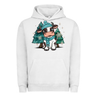 Pigment Lunar Rock winter i'm udderly freezing baby cow Urban Hoodie - MaliasSmallBusiness