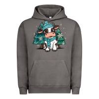 Pigment Tornado winter i'm udderly freezing baby cow Urban Hoodie - MaliasSmallBusiness