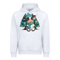 White winter i'm udderly freezing baby cow Urban Hoodie - MaliasSmallBusiness