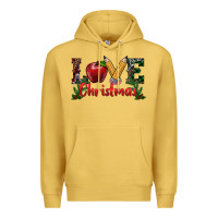 Antique Gold Western Christmas Love Premium Hoodie - RanaPortraitStore