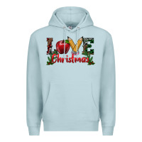Blue Mist Western Christmas Love Premium Hoodie - RanaPortraitStore