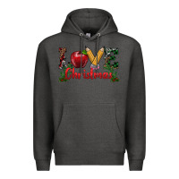 Charcoal Heather Western Christmas Love Premium Hoodie - RanaPortraitStore