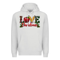 Dove Grey Western Christmas Love Premium Hoodie - RanaPortraitStore