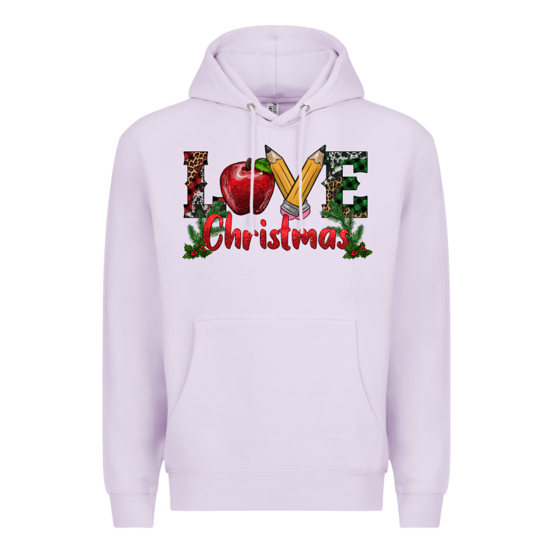 Western Christmas Love Premium Hoodie by RanaPortraitStore | Teevron