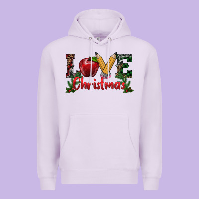Premium Hoodie Western Christmas Love