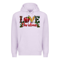 Lilac Western Christmas Love Premium Hoodie - RanaPortraitStore