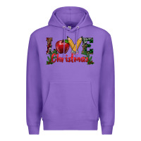 Purple Western Christmas Love Premium Hoodie - RanaPortraitStore