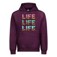 Mauve Wine wife life mom life best life Urban Hoodie - MaliasSmallBusiness