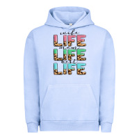 Pigment Grape Ice wife life mom life best life Urban Hoodie - MaliasSmallBusiness