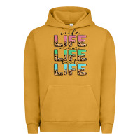 Pigment Peanut Butter wife life mom life best life Urban Hoodie - MaliasSmallBusiness