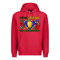 Cardinal im an autism dad whats your superpower Premium Hoodie - Zillion Design Studio