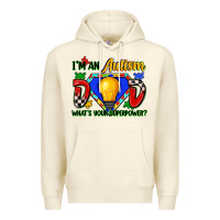 Sandshell im an autism dad whats your superpower Premium Hoodie - Zillion Design Studio