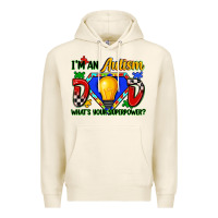 Tofu im an autism dad whats your superpower Premium Hoodie - Zillion Design Studio
