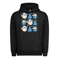 Pigment Black santa claus doodles christmas Urban Hoodie - MaliasSmallBusiness