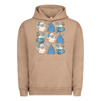 Pigment Burro santa claus doodles christmas Urban Hoodie - MaliasSmallBusiness