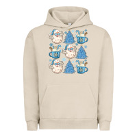 Pigment French Oak santa claus doodles christmas Urban Hoodie - MaliasSmallBusiness